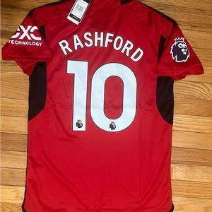 Rashford Manchester United Soccer Jersey 23/24 home